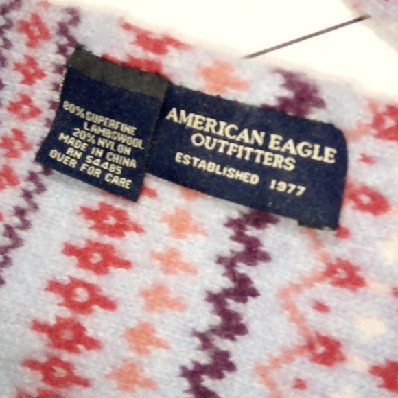 NWOT American Eagle Outfitters 80% Superfine Lambswool Winter Scarf